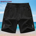 TrendVibe Men’s Summer Casual Athletic Shorts – Quick-Dry, Breathable, Elastic Waist with Zip Pockets