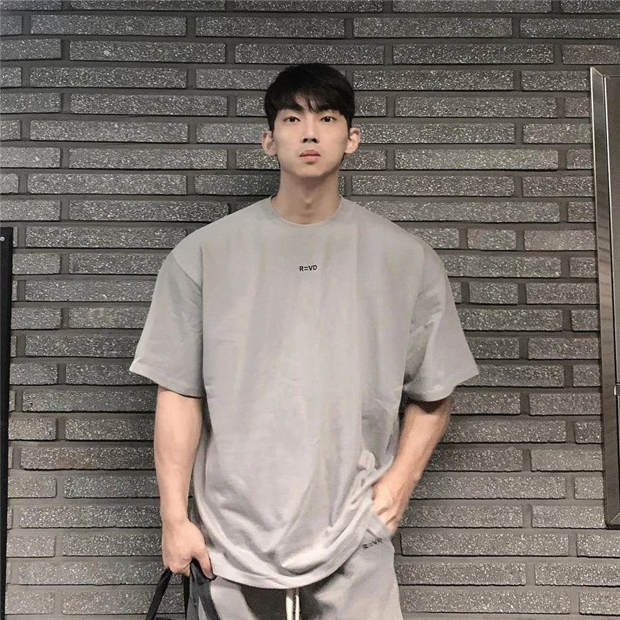 TrenddVibe™ Urban Hip-Hop Performance Tee – Loose Fit Training Top